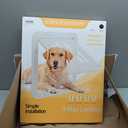 Large Pet Screen Door, 13 x 17 inches, Magnetic Self-Closing Dog Cat Door with 4-Way Entry, Black (Large)