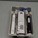 Oral-B Pro 1000 CrossAction Electric Toothbrush, Black and White, 2 Count