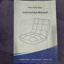 ACIPENSER Folding Floor Chair 14-Position Cushioned Adjustable Floor Lazy Sofa Chair w/Breathable Cotton & Skin-Friendly Flannel for Adults & Kids Ideal for Reading Meditating, Purple, 1 Pack