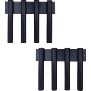 8-hole Shovel Holder for Truck, Shovel Mount 8 Holes in 2 Groups, Heavy Duty Trailer Tool Rack for Trimmer, Rake, Lawn, Landscape Hand Tools (Bed & Box Mount) (8 Holes Bed Muont Upgrade)