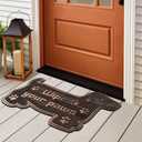 A1HC Rubber Welcome Doormat for Outdoor Indoor Entrance, Non-Slip Backing Front Door Mat for High Traffic Area Use, Fun Designed Entrymat, 18"x30" Pin Mats