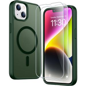 SPIDERCASE Magnetic for iPhone 14 Plus Case,Green