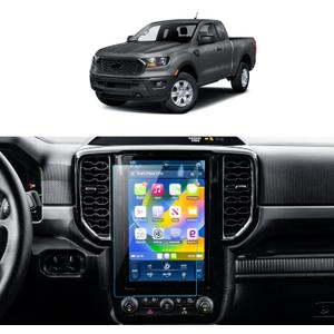 Car Screen Protector for 2023 2024 2025 Ford Ranger Accessories Navigation Touchscreen Protector Film Tempered Glass HD Clear Anti-Glare 10.1''