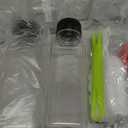 Mrhuazhai 17pcs 10oz Empty Plastic Juice Bottles with Caps Reusable Food Grade Drink Bottles with Leak-Proof Tamper Evident Caps Bulk Clear Beverage Containers for Homemade Drinks Smoothie Milk