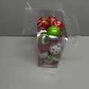 RoseCraft 30PCS Christmas Ornaments Set, 60MM/2.36" Red Green White Christmas Balls, Shatterproof Plastic Xmas Decorations for Christmas Tree Hanging Holiday Party Decor.