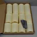 Enido Flameless Candles LED Candles Candles(D: 3" x H: 4" 5" 6") Battery Operated Plastic Pack of 12 Pillar