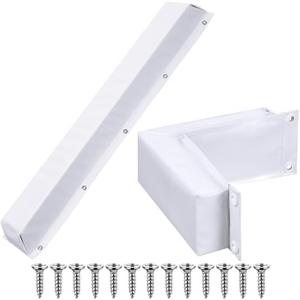 Innconee 1pcs 48 Inch Dock Bumpers and 1pcs Corner Dock Bumpers Guard with Screws for Boat Grade Pads for Vertical Poles, Horizontal Deck or Pier Fenders