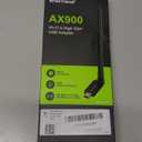 BrosTrend AX900 USB WiFi 6 Adapter for Desktop PC Laptop, Long Range WiFi Dongle, Dual Band 5GHz 600Mbps + 2.4GHz 286Mbps, 6dBi High Gain PC Wi-Fi Antenna, USB2.0 Wireless Adapter for Windows 11/10/7