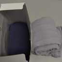 Termichy Baby Lounger Covers Muslin: Soft and Breathable Slipcover for Snuggle Me Lounger - Machine Washable & Zipper-Free for Safe Daily Use - Navy & Blue for Boys