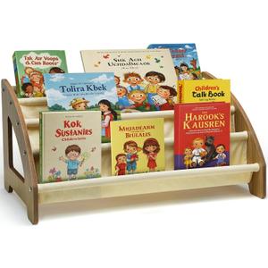 Bookshelf for Kids,Beautiful Bookshelf to Display All Your Little One's Books - Perfect Nursery Organiser!