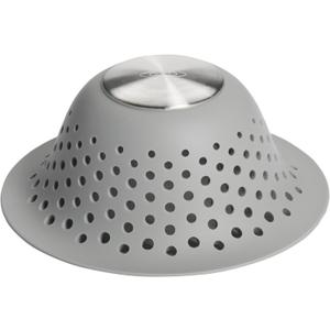 OXO Good Grips Silicone Shower & Tub Drain Protector, Gray
