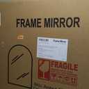Arched Bathroom Mirror for Wall,Mirror for Vanity,38''x26'' Large Wall Mounted Mirror, Metal Frame (38'' x 26'', Black)