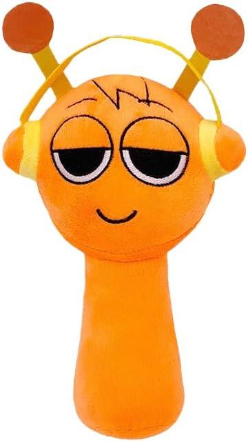 Super JAKES Game Plush Toys,Soft Stuffed Animal Pillow Figure Doll Christmas Birthday Gifts for Adult Kids (Orange Yellow)