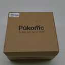 Pukomc Ice Cream Maker Machine for Home Use, with Two Ice Cream Bowls,Simple Operation and Easy to Clean,White Green