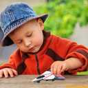 ArtCreativity Diecast Fighter Jet Toys, Set of 4, 4.5 inches Military Airplane for Kids with Pullback Action, Colorful Air Force Toys, Birthday Gift, Army Party Favors, Cake Topper, Room Decorations