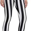 sissycos Women's Christmas Halloween Crossover Leggings High Waisted Buttery Soft Printed Tights 27", Size S
