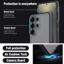 Nillkin for Samsung Galaxy S26 Ultra Magnetic Case, [Compatible with MagSafe] Mil-Grade Shockproof Protective Bumper Hard Cover Slim Phone Case for Galaxy S26 Ultra Cases Clear Black