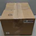 8 Pack Clear Plastic Jars with White Lid, 68 Oz Round Storage Jars, Empty Large Mason Jars, Tall Canisters Cylinders, Pantry Container for Dry Food, Spice, Cereal, Nuts, Noodles