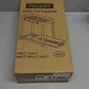 2 Pack Pull-Out Storage Organizers, Under Sink Organizer and Storage for Bathroom & Kitchen,Multi-Purpose Under Cabinet Organizers and storage Black