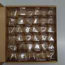 35 Pcs Chair Leg Floor Protectors Square, Silicone Chair Leg Protectors for Hardwood Floors, Chair Leg Caps Covers Protect Wooden Floors from Scratching Large (Fit:1-1/16" to 1-5/8")