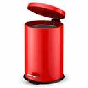 Geetery 6 Gallon Red Oil Rag Safety Can Waste Oil Container 16" x 12"