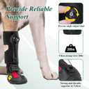 Drop Foot Brace with Reel(No Knuckling Boot Brace) for Dog - Corrective Dog Shoes to Safely Lift Toes for Foot Issues, Arthritis, and improving Walking gait in Dogs,Patent Pending(M)