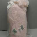 ONASAR Light Pink Round Area Rugs 5ft for Bedroom Living Room, Fluffy Circle Rug for Kids Girls Boys Teen, Soft Plush Shaggy Carpet for Nursery Dorm Classroom Playroom Home Decor Aesthetic