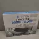 PT ENDORSED Donut Pillow for Tailbone Pain Relief - Hemorrhoid Pillow for Sitting, Orthopedic Donut Seat Cushion for Pressure Relief, Post Surgery, Postpartum Pregnancy, Lifting Cushions for Coccyx (Medium - 17.5" x 14" x 2.75")