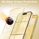 Magnetic for iPhone 17 Pro Case 6.3", Compatible with MagSafe, [Integrated Silicone Camera Control Cover] [Screen Protector], 2X MIL-STD Drop Protection Case for iPhone 17 Pro, Yellow