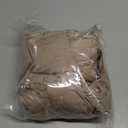 OVZME Zora Solid Taupe Shower Curtain for Bathroom, Fabric Shower Curtain- Soft Cloth & Hotel Spa Quality, Water Repellent, Machine Washable Shower Curtain Set with 12 Hooks, Grommets Top, 72Wx72L