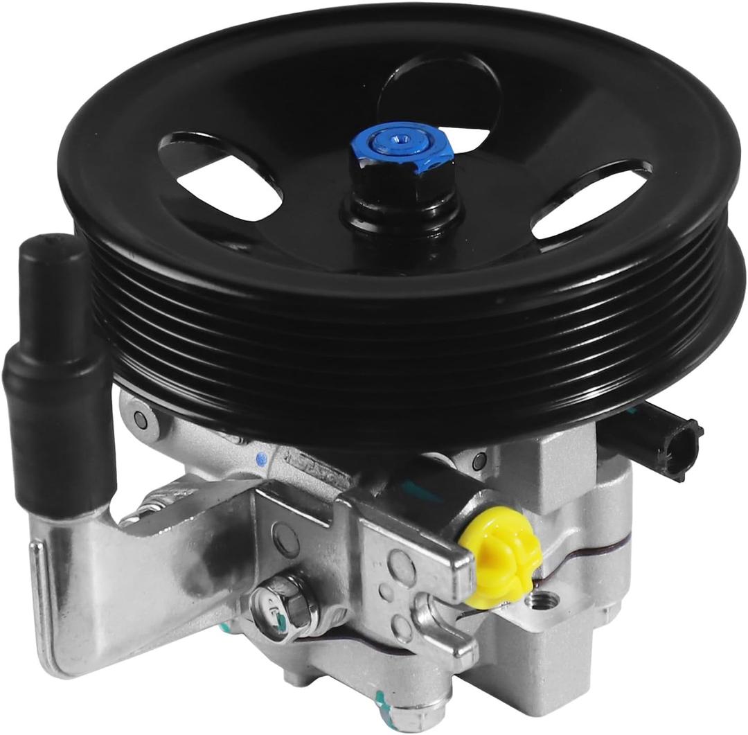 571001U000 Power Steering Pump with Pulley, For Kia Sorento 2.4L 2011-2013, For Hyundai Santa Fe 2.4L 2010-2012, Replace: 571002P200