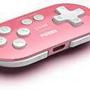 8Bitdo Zero 2 Bluetooth Gamepad Keychain Sized Mini Controller for Switch, Windows, Android, macOS & Raspberry Pi(Pink Edition) - Nintendo Switch