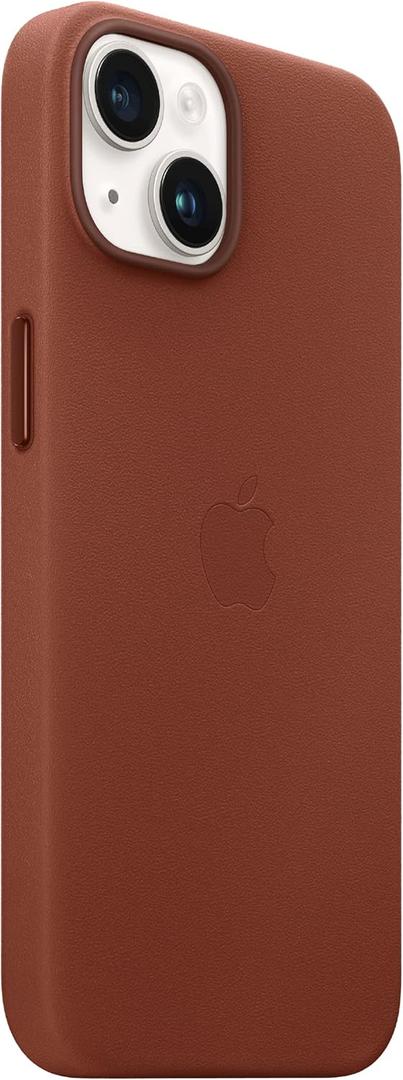 Apple iPhone 14 Plus Leather Case with MagSafe - Umber