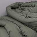 Bedsure Oversized King Comforter Set, Dark Green Soft Prewashed Bedding for All Seasons, 3 Pieces GentleSoft Bed Set, 1 Lightweight Comforter (120"x98") and 2 Pillowcases (20"x36")