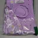 Cute for Samsung Galaxy Tab A9 Plus Case - with Shoulder Strap & 360 Degree Rotating Stand Purple Girls Kawaii Funny DIY Accessories Fun Soft Silicone for Galaxy Tab A9+ Case 11 inch 2023