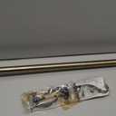 Antique Bronze Curtain Rods, 48-86" Adjustable, 1-Inch, Aluminum, Ceiling/Wall Mounted