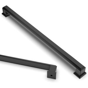 Asidrama 6 Pack 10 Inch(256mm) Matte Black Kitchen Cabinet Handles Cabinet Pulls Kitchen Cabinet Hardware for Cupboard Drawer Pulls