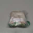 AxeWoodz Yellow Paper Clips Holder 2pcs Ceramic Square and Round Paper Clip Dispenser Set Office School Home Paperclips Organizers for Daily Desktop Storage