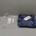 duduta Navy Blue Soft Fluffy Rectangle Rug 3x5 ft, Tie-Dyed Shag Furry Plush Throw Rug for Bedroom Nursery Living Room Home Decor