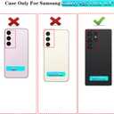 ONOLA Phone Case for Samsung Galaxy S25 Ultra Case with HD Screen Protector, Heavy Duty Shockproof & Dropproof 3-Layer Cover Phone Case for Galaxy S25 Ultra 6.9''BeltClip_Purple