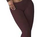 YETOWA Women's 2 Piece Lounge Set Long Sleeve Crop Top and High Waisted Flare Pants Soft Knit Loungewear Outfit, Coffee, Small