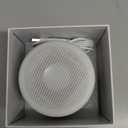 3-in-1 Security Camera with 128GB SD Card, Bluetooth Speaker & Night Light, 1080P Wireless Indoor Camera, AI Motion Detection, 180 Rotating Camera, Cloud Storage, Pet/Baby Monitor (White)