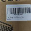 Self-Cleaning Litter Box Step  Removable Top, Waterproof & Non-Slip Kitty Litter Catcher Tray, Anti-Tracking Cat Litter Box Mat for Easy Cleaning and Floor Protection (Small)