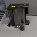 Single Serve Coffee Maker for K-Cup Pod and Grounds, Hot and Iced Coffee Maker, Strong Button Feature, 6 to 14oz Brew Sizes, 50oz Removable Reservoir, Up to 6.5 Inch Cup, Stainless Steel, Black