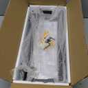 WOPITUES Floating Shelves for Wall Decor Sign, Bathroom Organizers and Storage, Bathroom Shelves Over Toilet with Metal Guardrail-Black