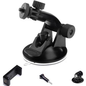 Car Suction Cup Windshield Mount Holder Bracket for Gopro Hero / SJCAM Insta360 DJI Osmo Sony Xiaoyi Action Camera/ iPhone 14 13 12 11 Pro Max X XS / Samsung Nokia LG Sony Cellphone