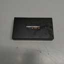 Weekly Pill Organizer 1 Time a Day  Travel Pill Case 7 Day, Small Pill Box 8 Compartments Push Open, with Color Slots, Medicine Organizer for Fish Oil, Vitamins, with Wrist Lanyard, BPA Free, Black