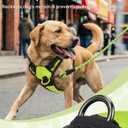 Joytale No Pull Dog Harness Medium Sized Dog, Reflective Pet Vest with Front Clip, Adjustable Soft Padded Harnesses with Easy Control Handle for Training and Walking, Green, M