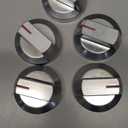 AMI PARTS DG94-03500A/Z Fit for Samsung Gas Stove Knob Replacement (5PCK) and DG94-04167 DG94-03500U Gas Stove Knobs-Models NX60T8111SS NX60T8311SS NX60T8711SS for Samsung Oven Stove knobs (Silver)