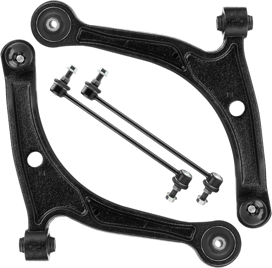 Front Lower Control Arm w/Ball Joint for Acura MDX 2006, Honda Pilot 2006-2008, Left & Right, Driver & Passenger, Suspension Kit K621349 K621350 K750124, 4Pcs